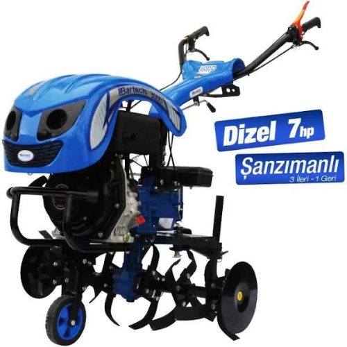 Bartech 300D Dizel Çapa Makinası İpli